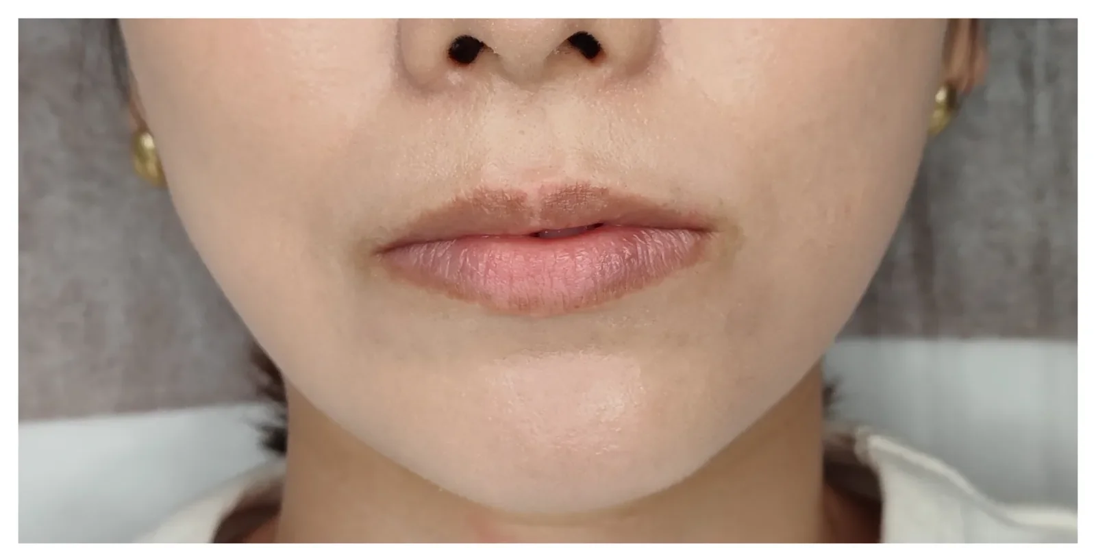 リップアートメイク Before/After Before